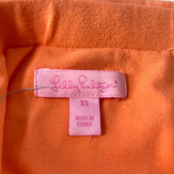 Lilly Pulitzer Strapless Dress Sz XS Preppy Coastal Fleur Sandbar Crash Landing - Picture 10 of 13